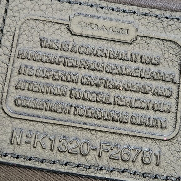 Euc Coach Taylor Black Saffiano Leather Shoulder Bag Purse - Picture 13 of 13